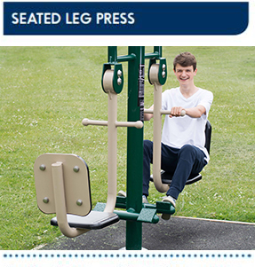 Seated leg press